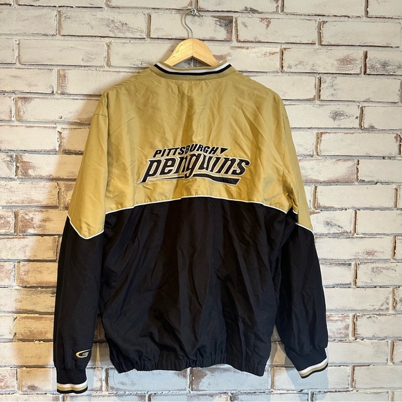 Vintage Pittsburgh Penguins pullover wind breaker jacket size medium - Picture 8 of 8